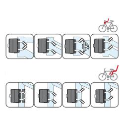 BELLELLI Držák zadní a přední sedačky B-FIX UNI