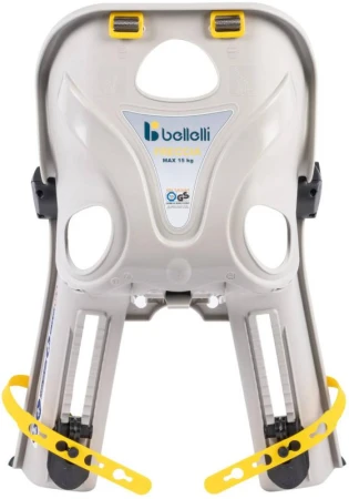 BELLELLI Freccia B-Fix detská sedačka na bicykel polohovateľná sivá