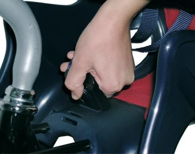 Bellelli Rabbit Multifix přední stříbrná cyklosedačka