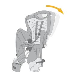 BELLELLI MR FOX RELAX tmavě šedá zadní cyklosedačka