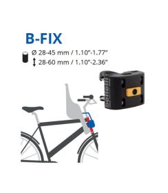 BELLELLI TATOO PLUS černá přední cyklosedačka (VÝPRODEJ)