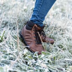 Bennon Barefoot Black/brown Winter High zimní obuv