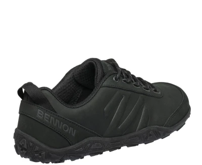 Bennon Barefoot Leather Graphite black barefooty