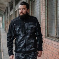 Bennon CAMOS Jacket black/grey