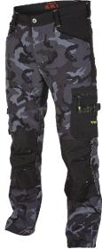 Bennon CAMOS Trousers black/grey