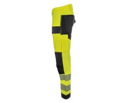 Bennon EREBOS žluté pánské pracovní kalhoty třídy 2 HI-VIS