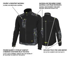 Bennon PREDATOR Jacket black/grey