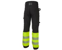 Bennon REFLECTOS Trousers black/yellow
