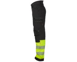 Bennon REFLECTOS Trousers black/yellow