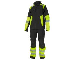 Bennon REFLECTOS Trousers black/yellow