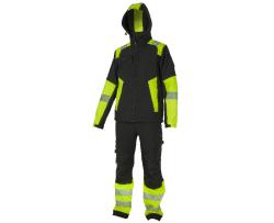 Bennon REFLECTOS Trousers black/yellow