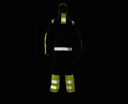 Bennon REFLECTOS Trousers black/yellow