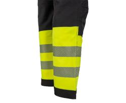 Bennon REFLECTOS Trousers black/yellow