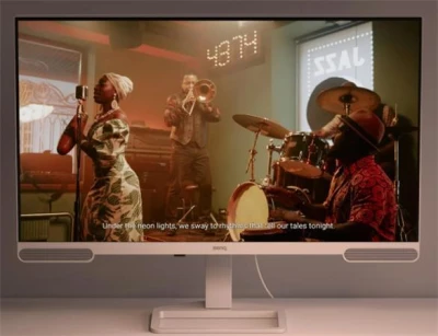 Benq LCD EW3290U 32" IPS/3840x2160/5ms/350nits/1000:1/3xHDMI/5XUSB/repro/Pivot/VESA/Výškově nastavitelný/bílá
