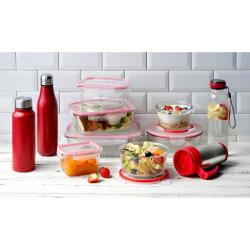 Bergner Dóza na potraviny skleněná se zaklapovacím víkem 1,5l