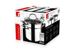 Bergner Hrnec napařovací nerez 5 l Gourmet
