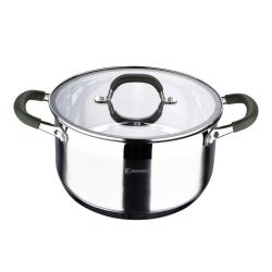 Bergner Hrnec s poklicí nerez MIDNIGHT 28 cm 9,5 litru