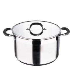 Bergner Hrnec s poklicí nerez MIDNIGHT 28 cm 9,5 litru