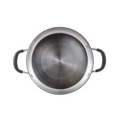 Bergner Hrnec s poklicí nerez MIDNIGHT 28 cm 9,5 litru