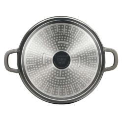 Bergner Kastrol litinový s poklicí EXCALIBUR 20 cm šedá