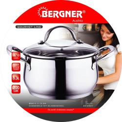 Bergner Hrnec nerez 3,3 l Gourmet Bergner Hrnec nerez 3,3 l Gourmet