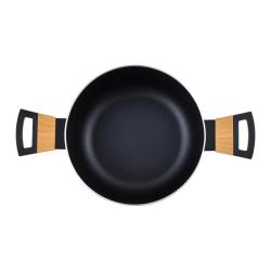 Bergner Kastrol s nepřilnavým povrchem a poklicí 24 cm Earth Black