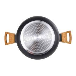 Bergner Kastrol s nepřilnavým povrchem a poklicí 24 cm Earth Black