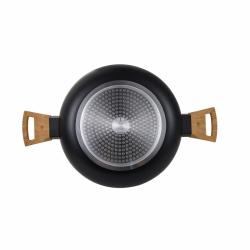 Bergner Kastrol s nepřilnavým povrchem a poklicí 28 cm Earth Black