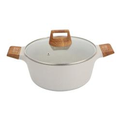 Bergner Kastrol s nepřilnavým povrchem a poklicí 28 cm Naturally