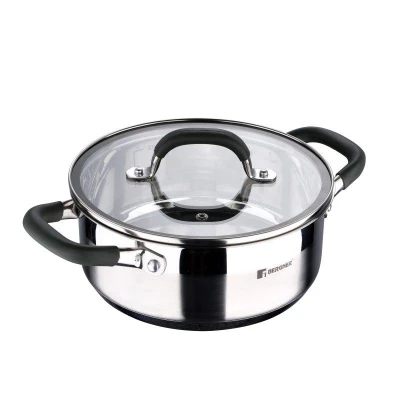 Bergner Kastrol s poklicí nerez MIDNIGHT 20 cm 2,3 litru Bergner Kastrol s poklicí nerez MIDNIGHT 20 cm 2,3 litru