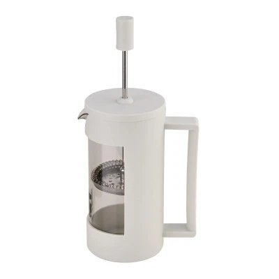 Bergner Konvice na čaj a kávu LINES French Press 350 ml bílá