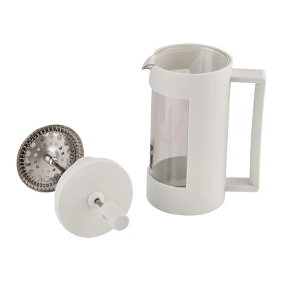 Bergner Konvice na čaj a kávu LINES French Press 350 ml bílá