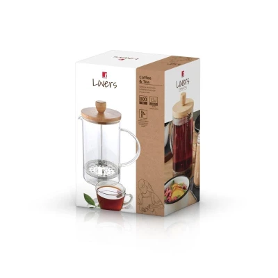 Bergner Konvice na čaj a kávu LOVERS French Press 800 ml