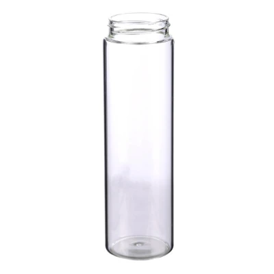 Bergner Lahev skleněná přenosná s bambusovým víkem 600 ml