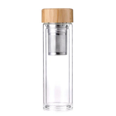 Bergner Lahev skleněná přenosná se sítkem 350 ml