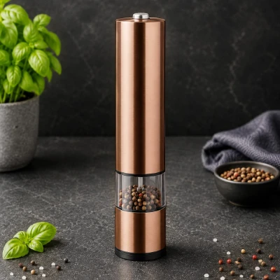 Bergner Mlýnek na sůl a pepř elektrický 22 cm Copper