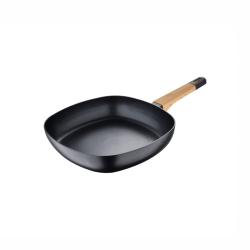 Bergner Pánev grilovací s nepřilnavým povrchem 28 cm Earth Black Bergner Pánev grilovací s nepřilnavým povrchem 28 cm Earth Black