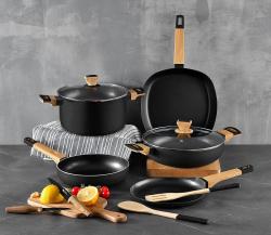 Bergner Pánev grilovací s nepřilnavým povrchem 28 cm Earth Black