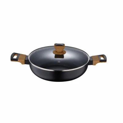 Bergner Pánev s nepřilnavým povrchem a poklicí 28 cm Earth Black
