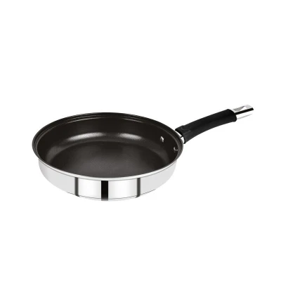 Bergner Pánev s nepřilnavým povrchem BASTER 24 cm nerez