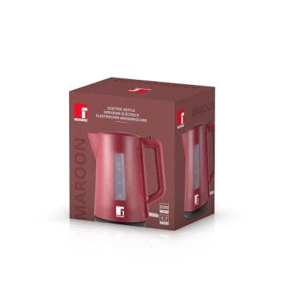 Bergner Rychlovarná konvice 1,7 l 2200W MAROON