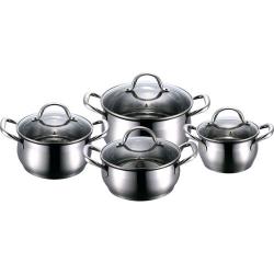 Bergner Sada nádobí nerez 8 ks Gourmet Bergner Sada nádobí nerez 8 ks Gourmet