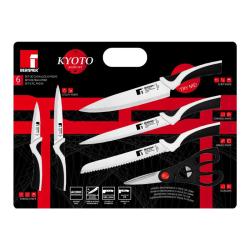 Bergner Sada nožů s nůžkami 6 ks KYOTO