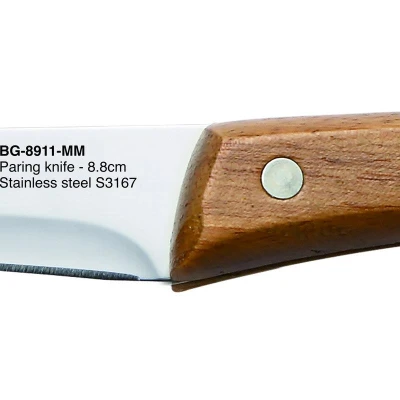 Bergner BG-8911-MM Sada nožů v dřevěném bloku 6 ks NATURE