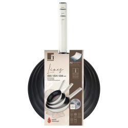 Bergner Sada pánví s nepřilnavým povrchem LINES 20, 24, 28 cm