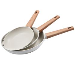 Bergner Sada pánví s nepřilnavým povrchem Naturally 3 ks 18, 22, 26 cm Bergner Sada pánví s nepřilnavým povrchem Naturally 3 ks 18, 22, 26 cm