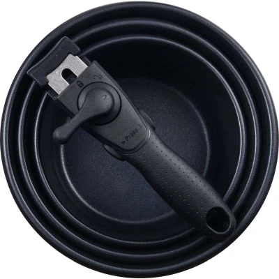 Bergner Sada rendlíků nerez s nepřilnavým povrchem ClickCook 3 ks 16, 18, 20 cm