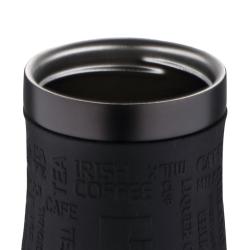 Bergner Termohrnek s protiskluzovým úchopem 400 ml černá