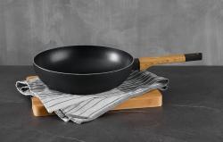Bergner Wok pánev s nepřilnavým povrchem 28 cm Earth Black