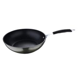 Bergner Wok pánev s nepřilnavým povrchem MIDNIGHT 28 cm zelená
